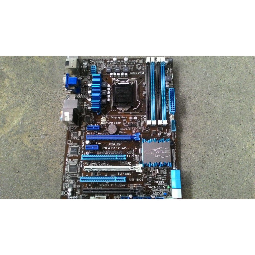 華碩 ASUS Z77 P8Z77-V LK LGA1155腳位可超頻高階主機板 良品