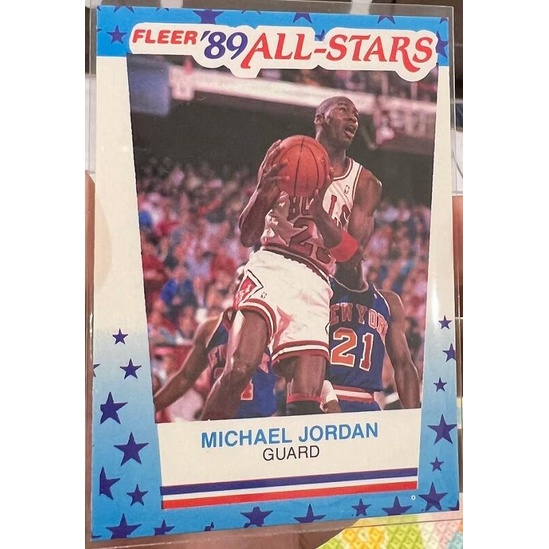 NBA 球員卡 Michael Jordan 1989-90 Fleer Stickers