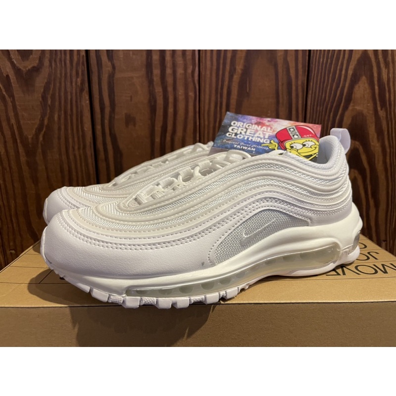 {OGC}NIKE AIR MAX 97 全白 反光 環保♻️ 子彈 女鞋 DH8016-100