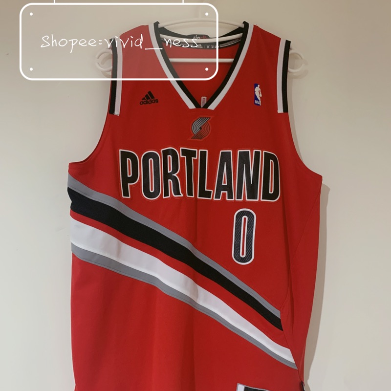 Adidas x Daimion Lillard x NBA Portland九五成新球衣 M號 籃球衣 球星 二手球衣