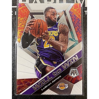 NBA 球員卡 Lebron James 2019-20 Mosaic Will to Win