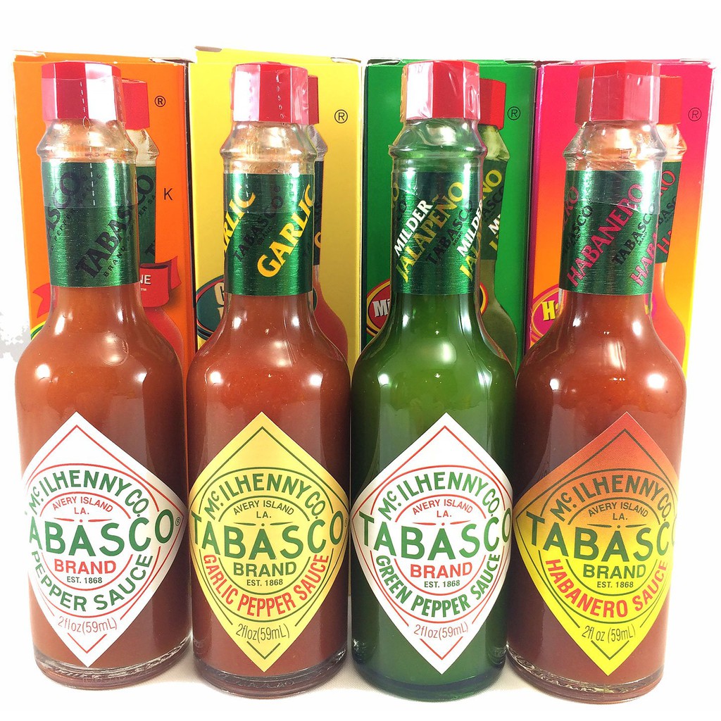 TABASCO 辣椒醬 紅椒汁 香蒜 煙燻 牛排 鐵板麵 60ml 美國 【Suny Buy】