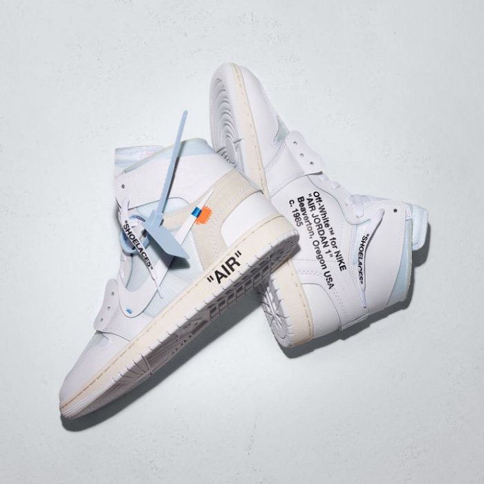 【S.M.P】Nike The 10 Air Jordan 1 x OFF-WHITE 白 歐洲限定AQ0818-100