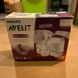 新安怡AVENT SCF334 雙邊電動吸乳器 二手 贈 奇哥溫奶器