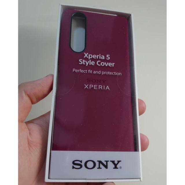 Sony xperia 5 SCBJ10 原廠 保護殼 保護套 紅