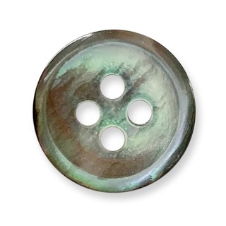 天然貝殼釦 珠母貝(黑蝶貝) 4孔貝殼釦 煙燻系列 10入/組 7244【恭盟】