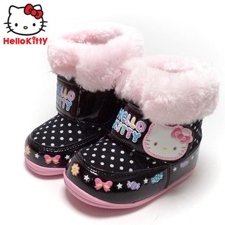 零碼/正版HELLO KITTY 凱蒂貓兒童機能保暖靴.童鞋(716337)黑.13-18號