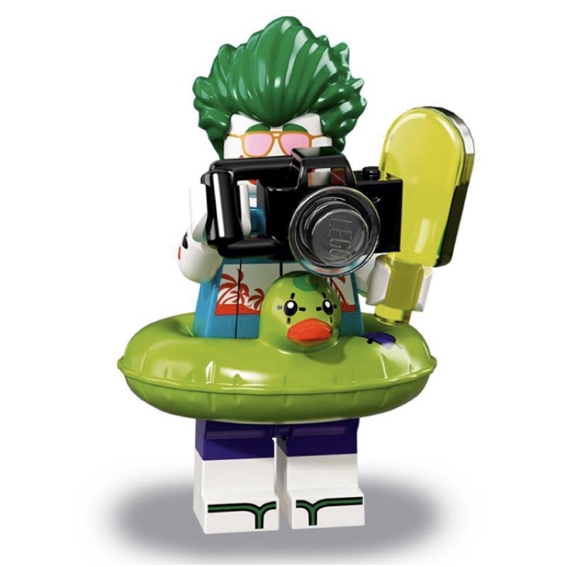 LEGO 樂高 71020 7號 Joker 蝙蝠俠電影2代人偶包 度假小丑 綠色小鴨 全新未組 含底版說明書 實品照片