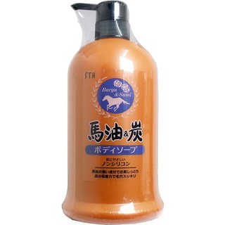 日本熊野 馬油+炭沐浴乳(1000ml) 複製