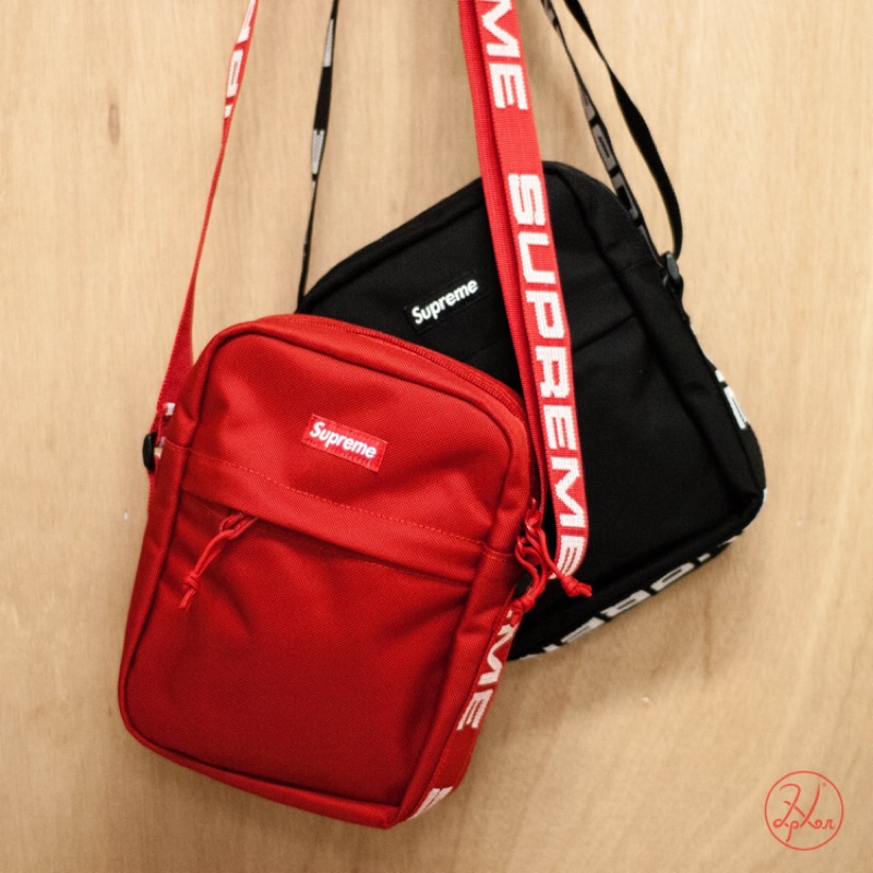 現貨 supreme 44th shoulder bag 小包 側背包 肩背包 開季 新品 18SS 黑 紅 兩色