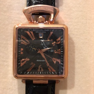 全新正品附保卡 Stuhrling Original 機械腕錶