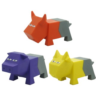 FOFOS 兩只福狸 可愛農場 豬/牛/羊 狗玩具 寵物玩具 犬用耐咬玩具 寵物橡膠玩具 狗狗潔牙玩具 狗狗磨牙玩具