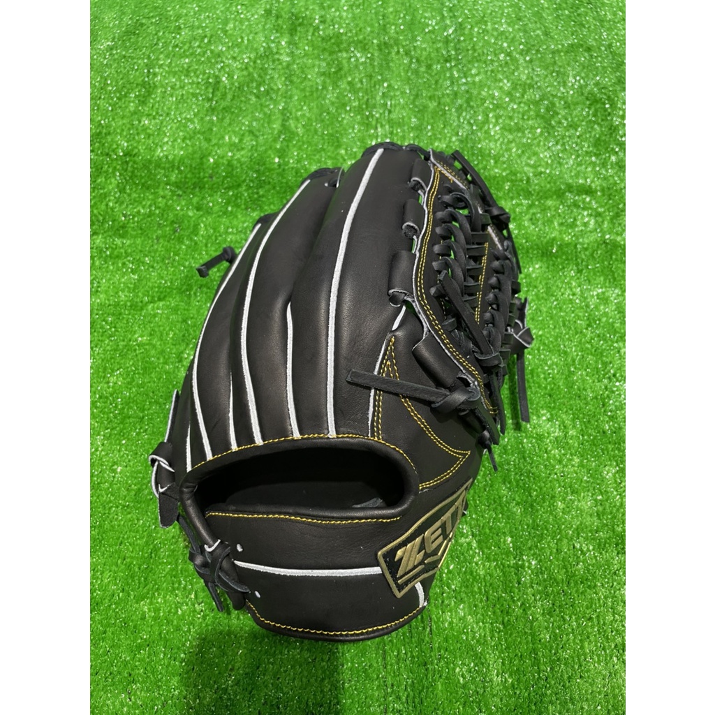ZETT SPECIAL ORDER 訂製款棒壘球手套特價內野網L7檔12吋黑色