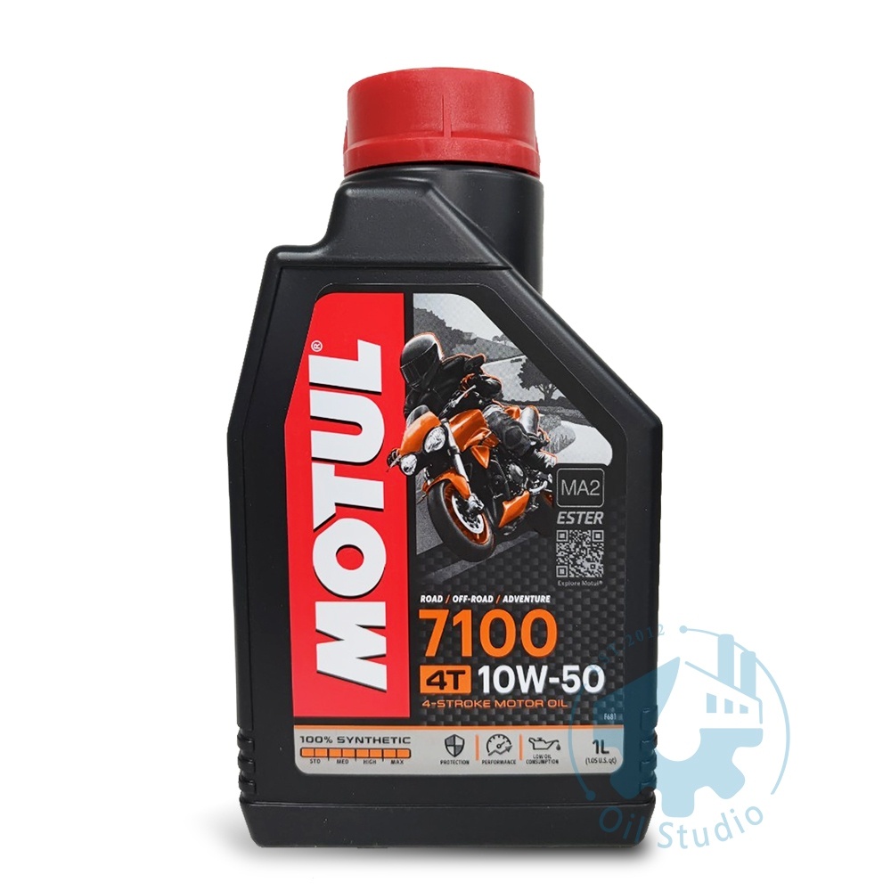 【美機油】 MOTUL 7100 10W50 ESTER 酯類 全合成 機油 JASO MA2 新包