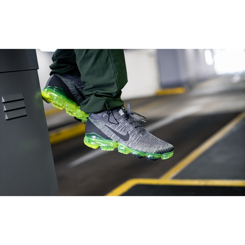 【S.M.P】Nike Air Vapormax Flyknit 3 螢光 綠底 氣墊 全新公司貨 AJ6900-009