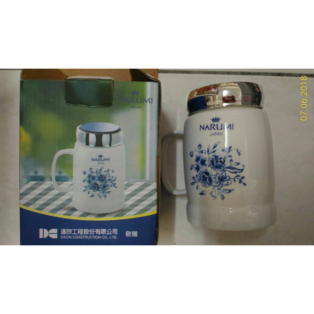 全新陶瓷馬克杯 NARUMI Japan 鏡面馬克杯 500ml