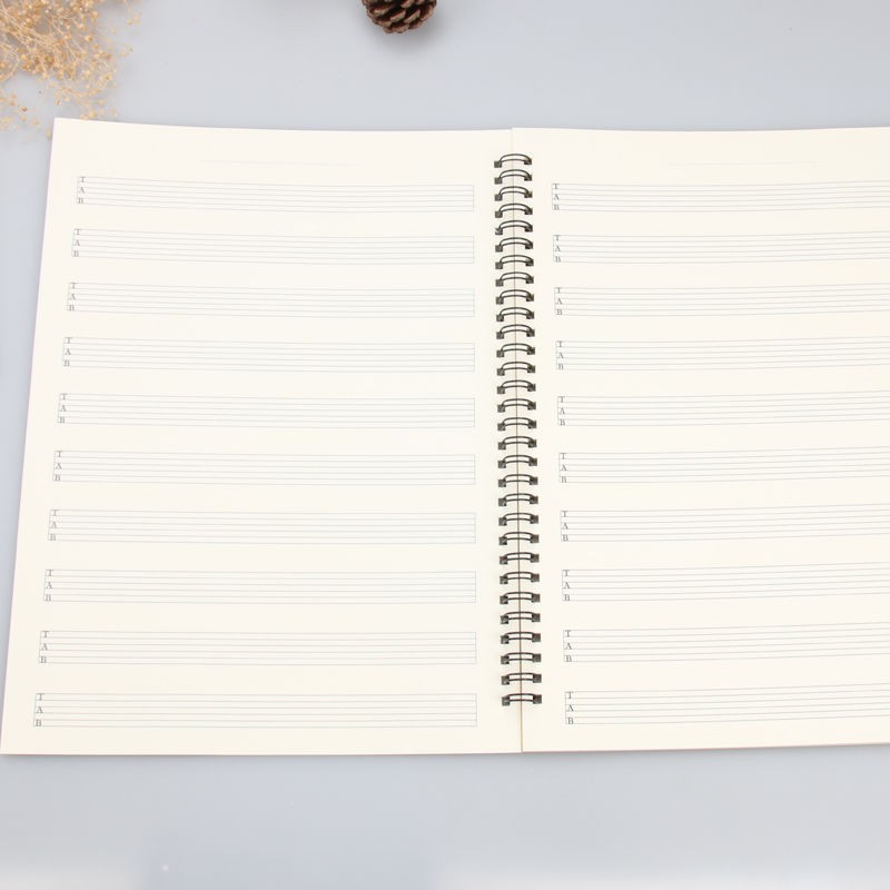 隨身英語本 限時下標 六線譜本空白帶和弦曲譜樂譜本吉他六線譜本子吉他專用 蝦皮購物