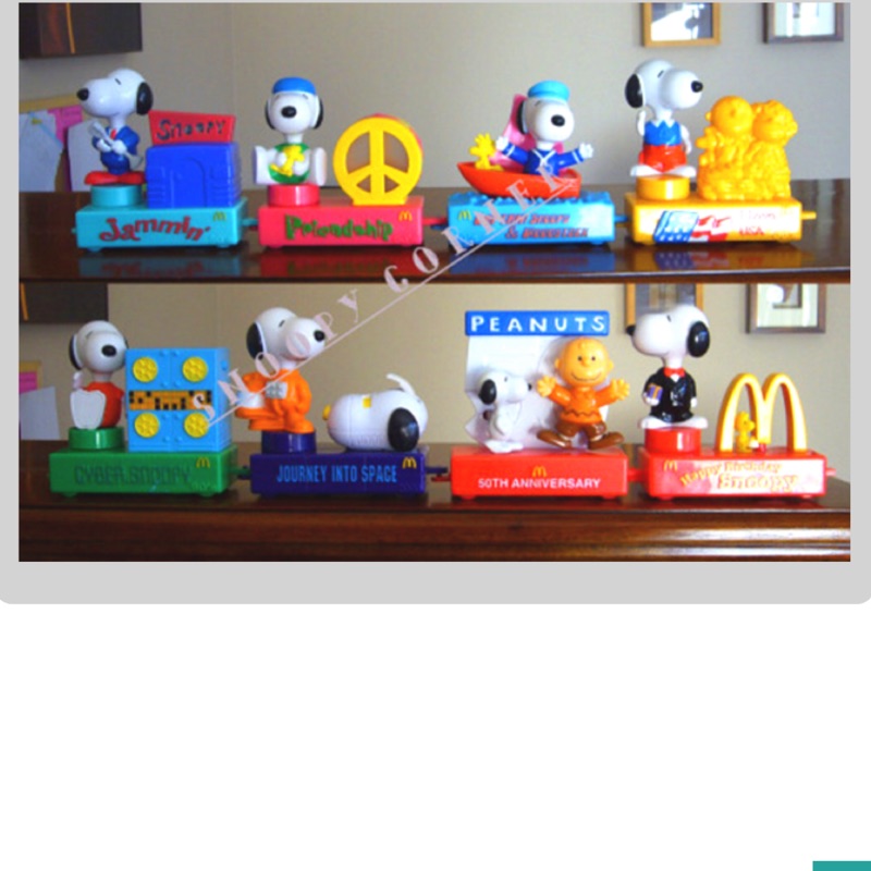史努比 50週年 歡樂遊行 麥當勞 2000年玩具