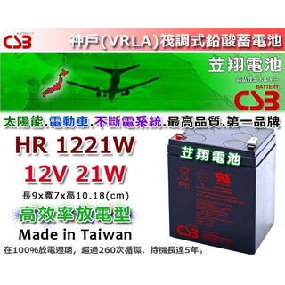 ☼ 臺中電池達人 ►神戶電池(HR-1221W 12V21W) 效能提升 NPH5-12 12V-5AH APC 科風