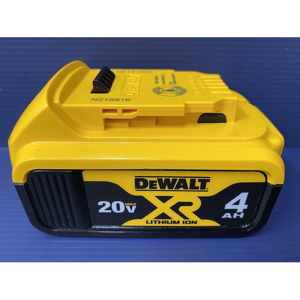 【丹尼工具】全新美國 DeWALT 原廠 DCB204 20V 4Ah 得偉4.0電池 XR鋰電池 有電量顯示