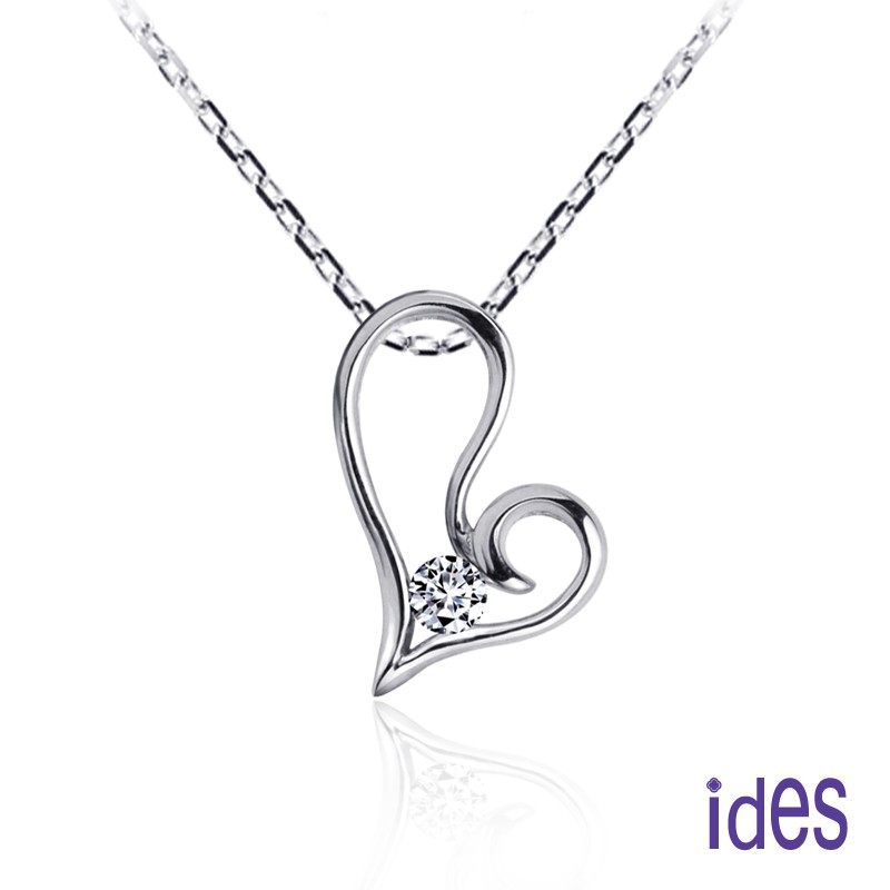 ides愛蒂思鑽石 品牌設計款10分E/VVS1八心八箭完美車工鑽石項鍊/小可愛
