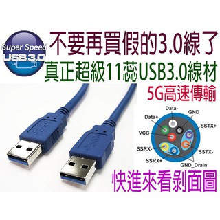 USB3.0 A公 to A公 高速傳輸線 1.8公尺/M UB-252傳輸線 世淇企業出品