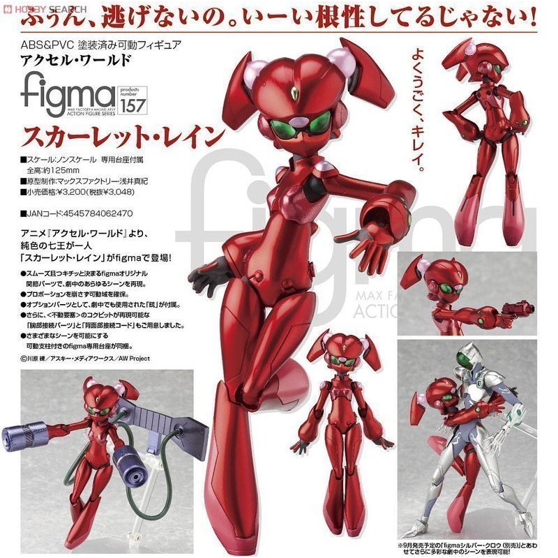 Figma 加速世界紅之王上月由仁子緋紅之雨 蝦皮購物