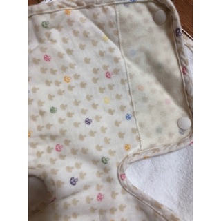 二手 日本 Hoppetta 小蘑菇揹巾環繞墊 白色