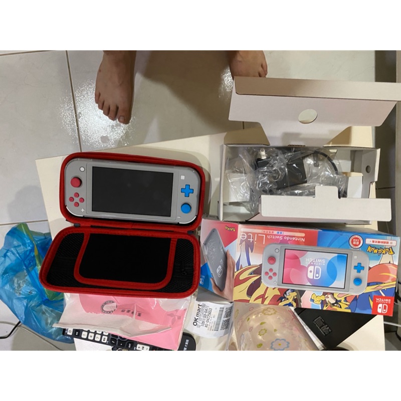 NS Nintendo Switch Lite 蒼響/藏瑪然特 全新 3月初購入 台灣公司貨