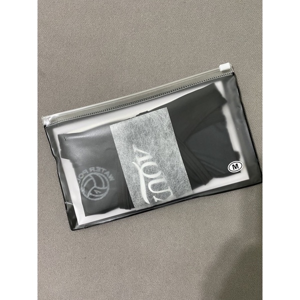 特價【現貨】日本AQUX正貨 透明囊袋三角泳褲 黑色 SIZE:Ｍ
