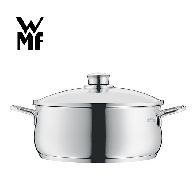 德國WMF DIADEM PLUS 低身湯鍋 20cm 3.0L 不鏽鋼鍋 IH爐適用