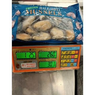 淡菜 半殼淡菜 孔雀蛤 600g