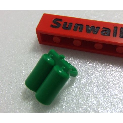 【積木2010】Lego 樂高-全新 頸部配件-經典綠色氧氣筒/氧氣瓶/水肺 (Green)