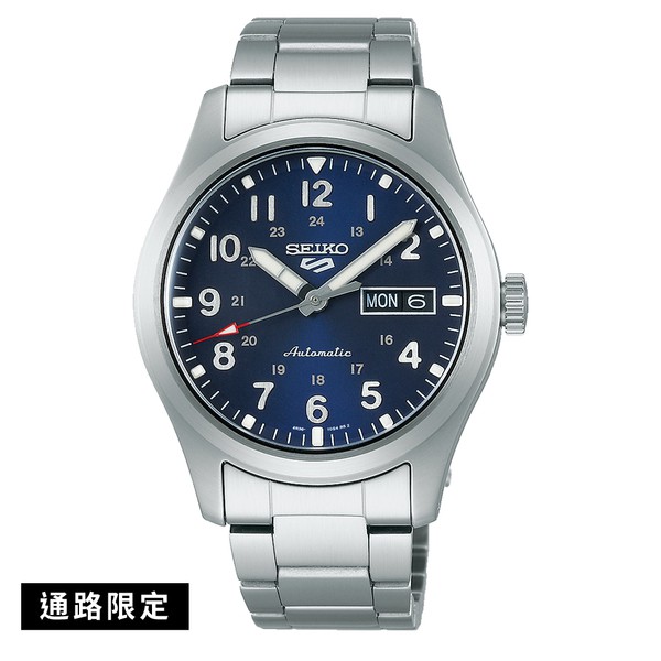 【SEIKO】5SPORTS 藍面數字水鬼機械錶 39mm SRPG29K1 4R36-10A0B 台灣公司貨SK022
