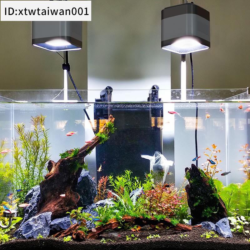 免運 筒燈魚缸燈水草燈led燈防水全光譜草缸燈照明水族箱燈支架燈 蝦皮購物
