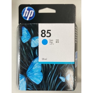hp ink 原廠 惠普列印墨盒 85 C9425A 青色 28ml
