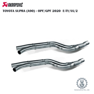 Akrapovic TOYOTA SUPRA (A90)-OPF/GPF E-TY/SS/2 排氣 空運【YGAUTO】