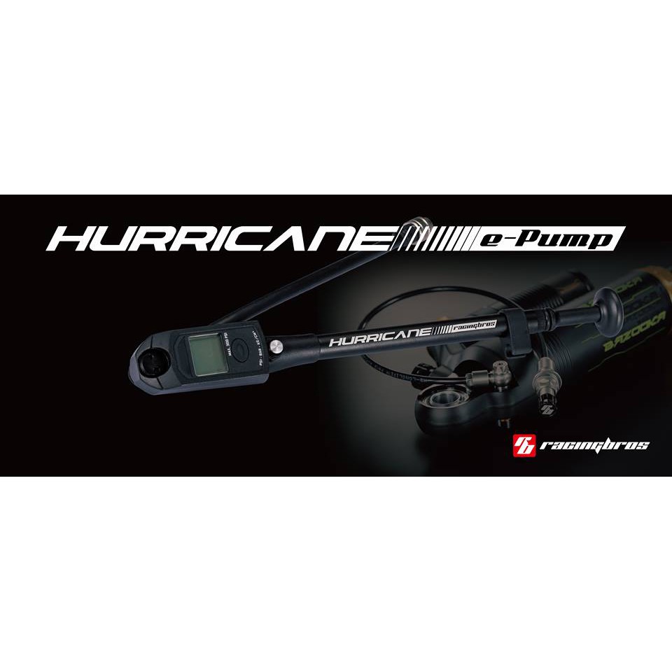 RacingBros Hurricane E-pump電子式打氣筒