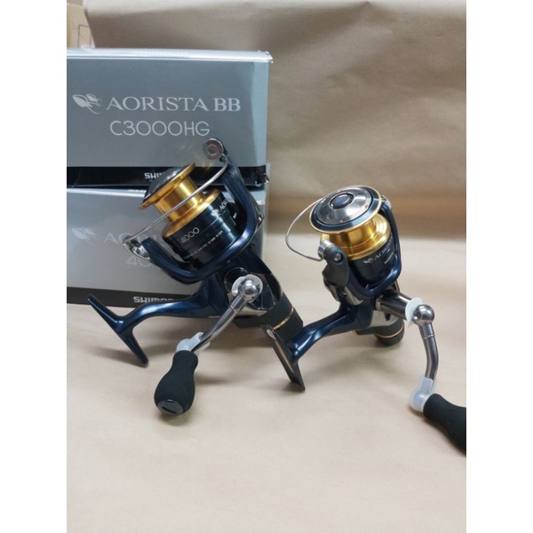 SHIMANO AORISTA BB 4000 捲線器 野猿 活餌 軟絲 紡車捲線器 釣魚