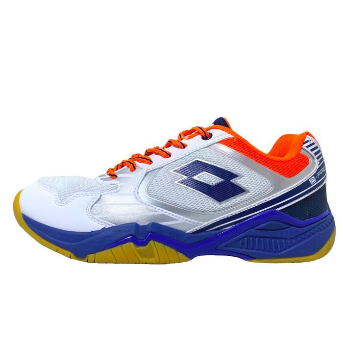 金英鞋坊~LOTTO樂得-義大利第一品牌 男款阿波羅專業羽球鞋 室內運動鞋 6909白藍特價690元