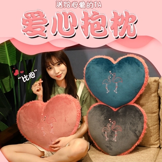 【日式 孕婦腰枕靠墊 透氣枕頭 慢回彈記憶海棉腰靠枕 腰枕】愛心抱枕心形可愛汽車靠墊毛絨床上沙發靠枕靠背枕頭靠墊飄窗墊