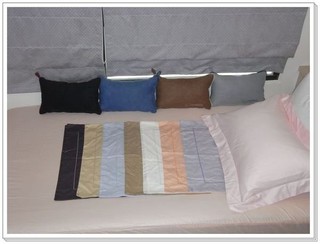 [法式圓舞曲]ONLY歐式枕套 x SGS認證 x 大鐘印染 x 台灣製造 單人薄床包組蕾絲煙圈