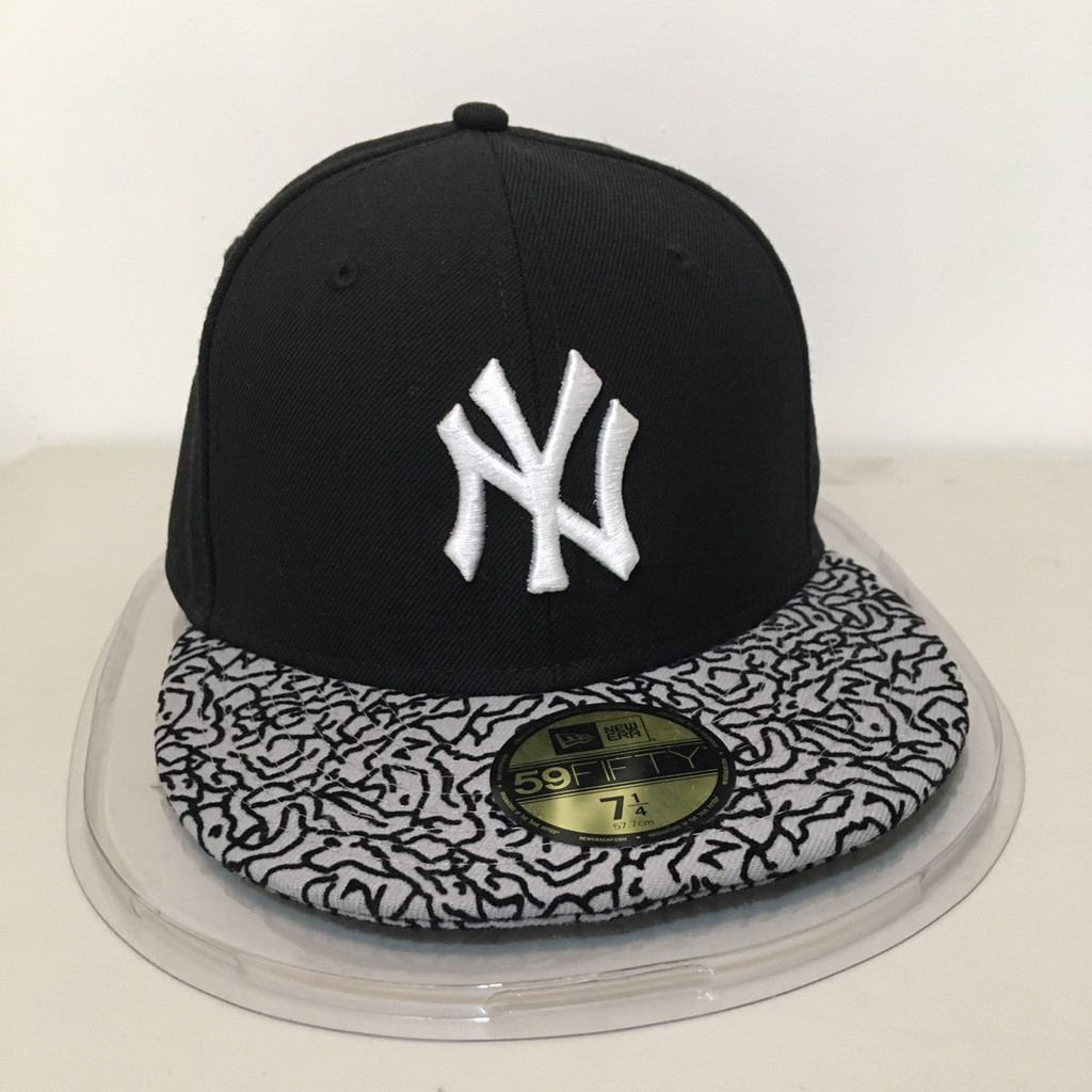 New era 59 fifty~洋基隊NY New York棒球帽 ~全封帽款~爆裂紋限定款