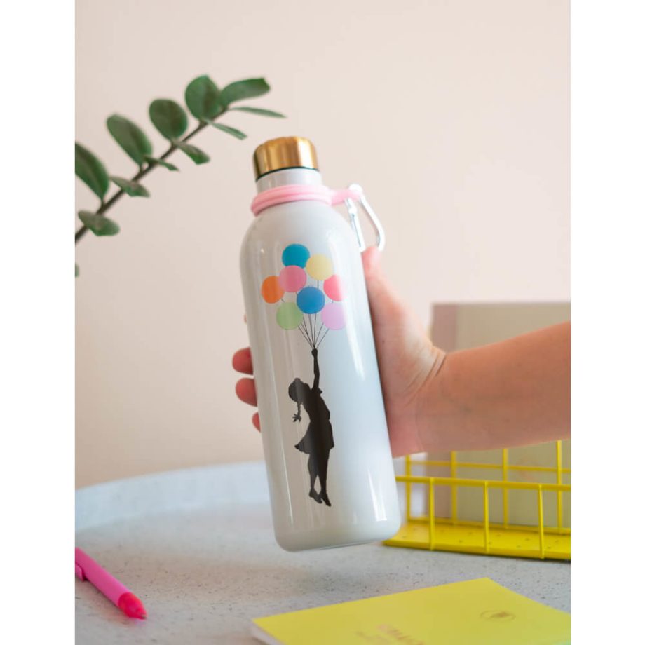 【Banksy】班克西 氣球女孩 進口不銹鋼 保溫瓶