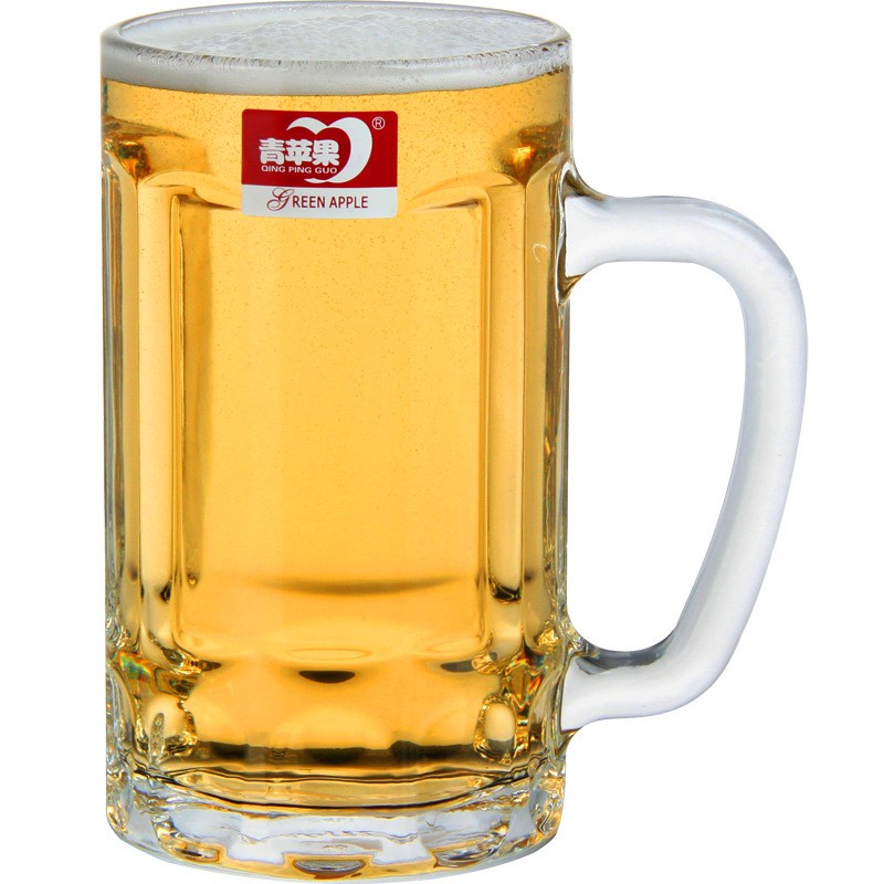 玻璃杯帶把手 Deli 410ml TDC-ZB18 專業製作啤酒杯會議 ISO9001 標準