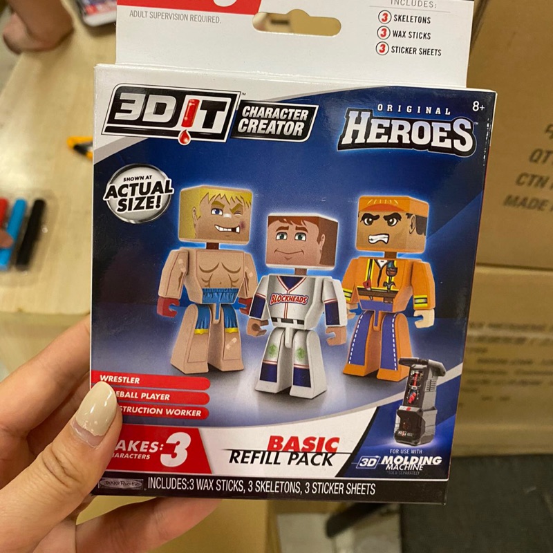 英文書店 Jakks 3d列印機人偶補充包 蝦皮購物
