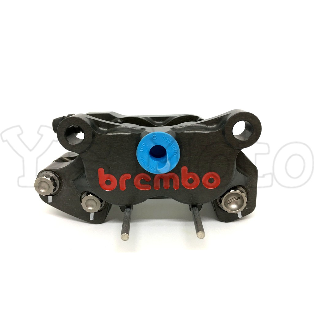 Y.S BREMBO Moto2 CNC小對四鈦活塞古銅色 孔距64mm 含原廠競技煞車皮