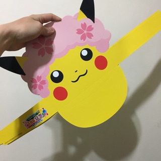 現貨 皮卡丘 櫻花 頭套 東京DX一週年限定 爆炸頭 全新日本帶回 現貨 寶可夢 神奇寶貝