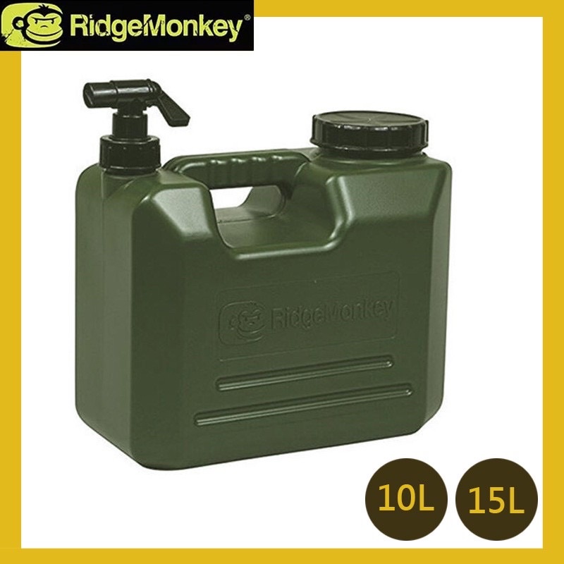 【二手】英國 RidgeMonkey 軍風 儲水桶 水桶 水箱10L 露營 登山 悠遊戶外