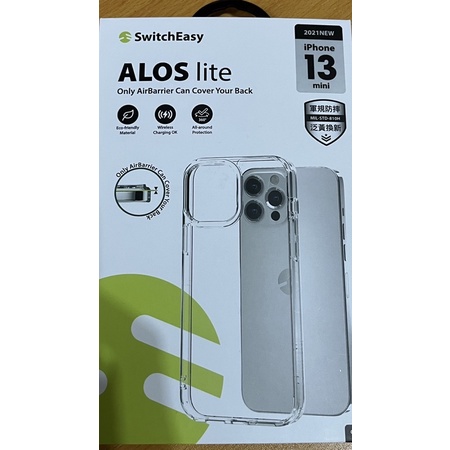 &lt;全新未拆&gt;Switcheasy ALOS lite iPhone 13 mini 透明殼